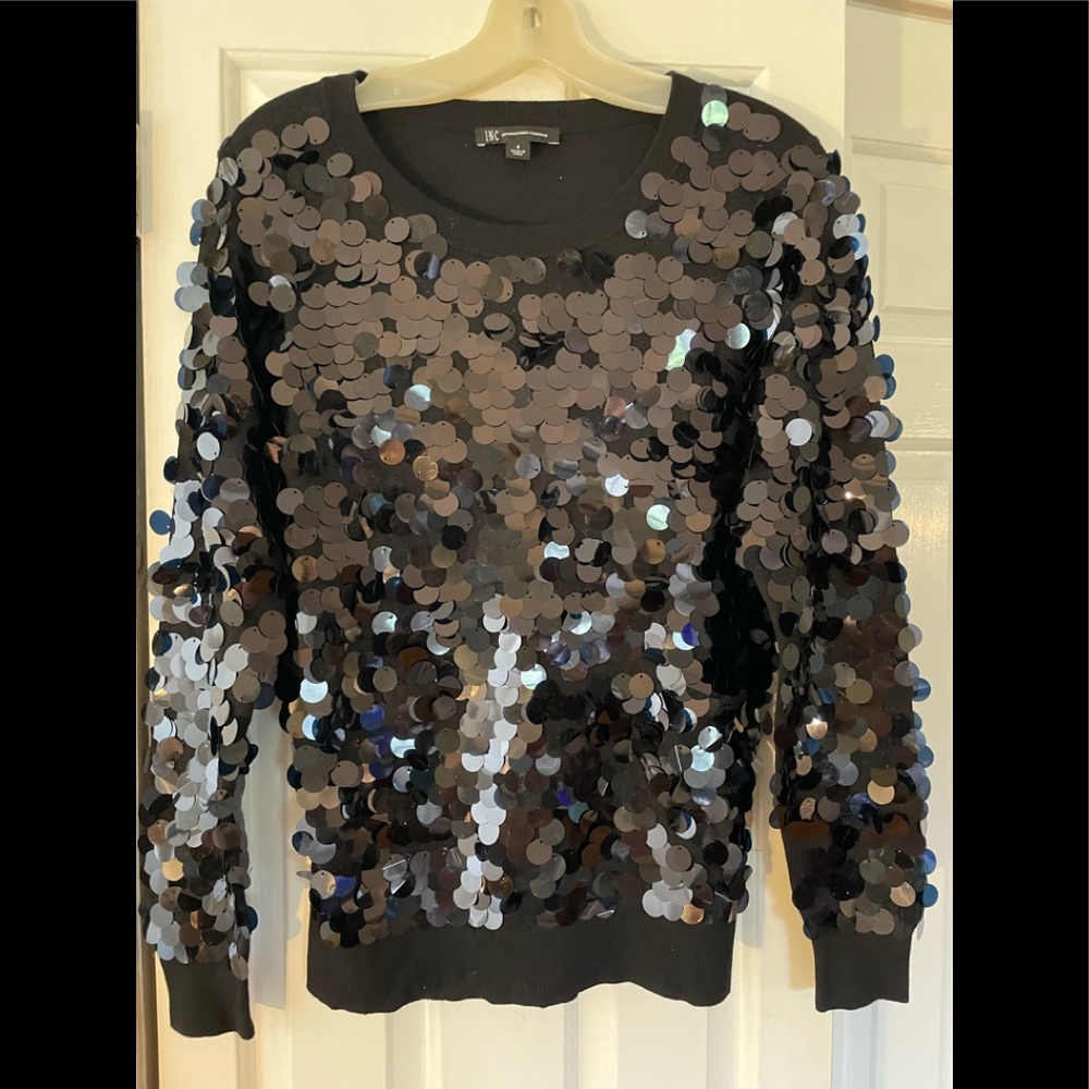 INC Sequined Sweatshirt